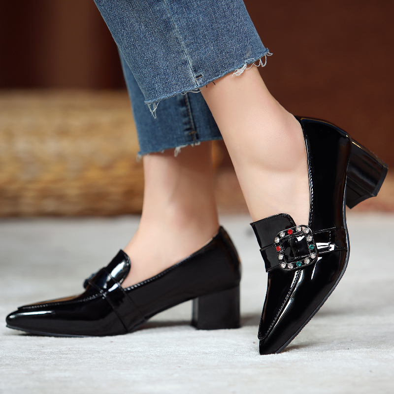 2025 new Medium Elegant Heels Pumps Loafers Woman Nude Green Women's Heeled Sexy Pointed Party Office Wedding Shoes f6cd