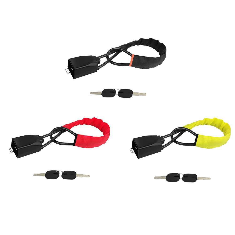 Universal Anti Theft Security Lock with 2 Keys Auto Security Snap Locks Seat Belt Anti-Theft Lock for Cars SUV for Auto Vehicle 6351c 75627