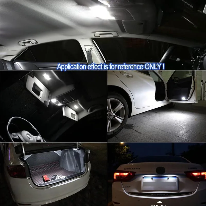 14Pcs Led Interior Light Kit For Hyundai Genesis BH 2008 2009 2010 2011 new 2012 2013 LED 2025 Bulbs Dome Map Reading Trunk Light Canbus