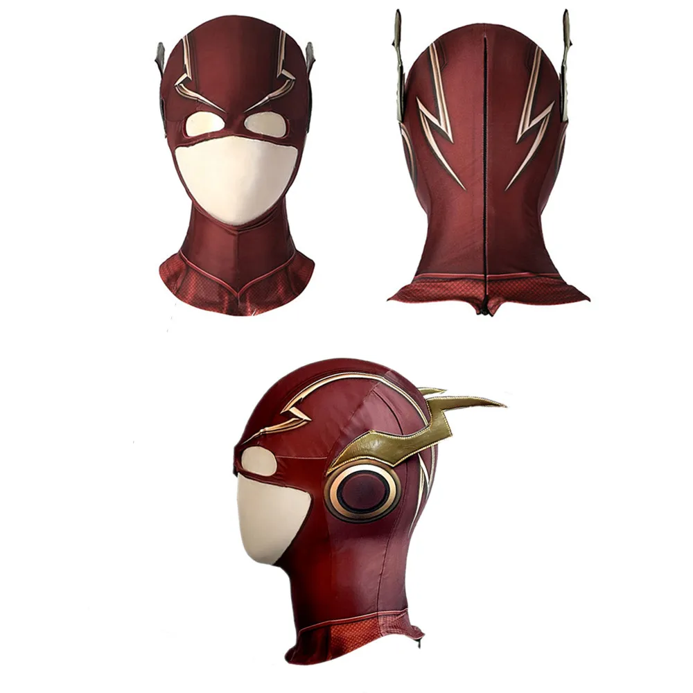 Man Flash Cosplay Barry Allen Cosplay Costume Adult new Men Flash Bodysuit Flash Costume Jumpsuit 2025 with Headgear