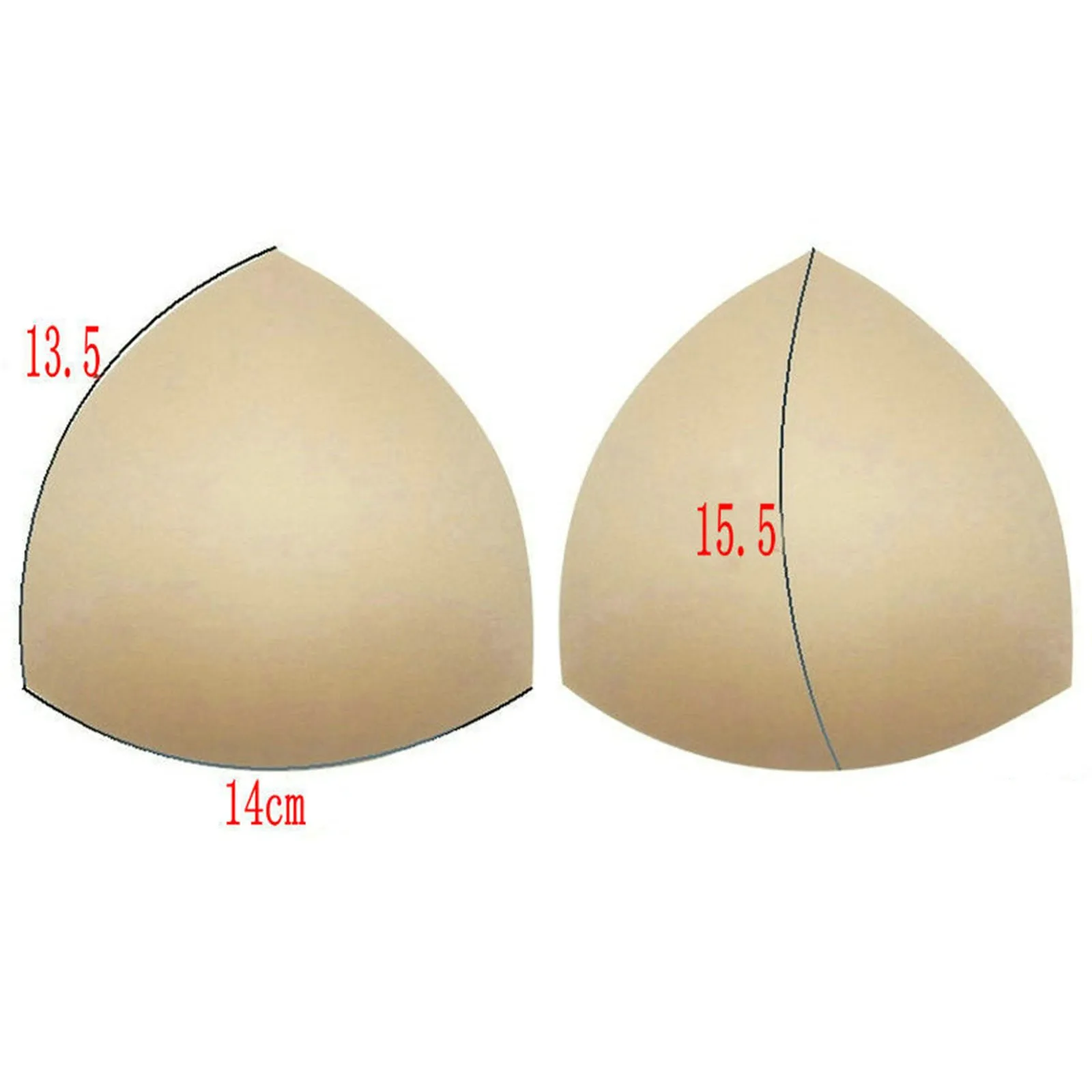 6pcs/3pair Sponge Enhancer Bra Pads Push Up Breast Removeable Bra Padding Inserts Cups For Swimsuit Bikini Padding Intimates