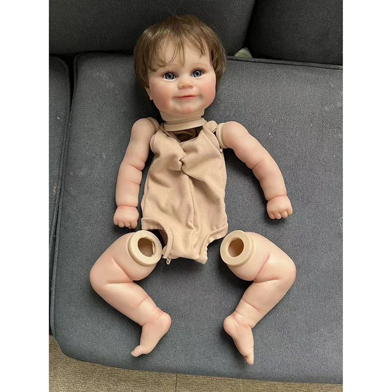 19inch Reborn Doll Kits Sweet Baby Maddie Unassembled DIY Blank Doll new Parts with body 2025 and eyes Bebe Reborn Kit same as the photos