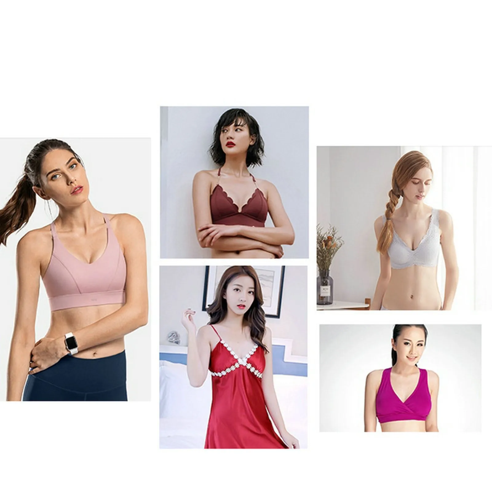 6pcs/3pair Sponge Enhancer Bra Pads Push Up Breast Removeable Bra Padding Inserts Cups For Swimsuit Bikini Padding Intimates