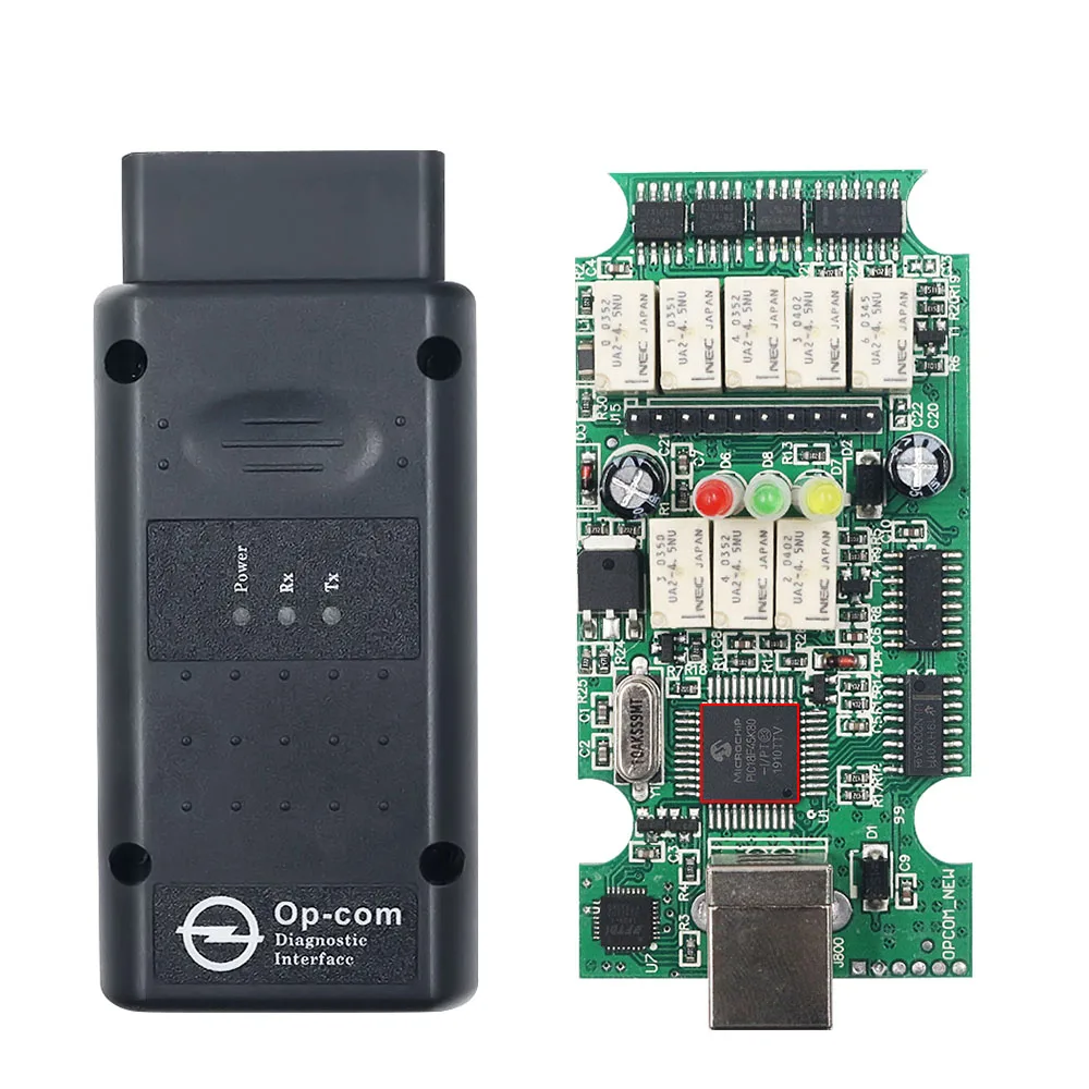 Factory Opcom For Opel V1.99 With 18F46K80 Op Com For Opel Diagnostic Tool OBD2 Auto Interface For Op-el AN-BUS OPCOM