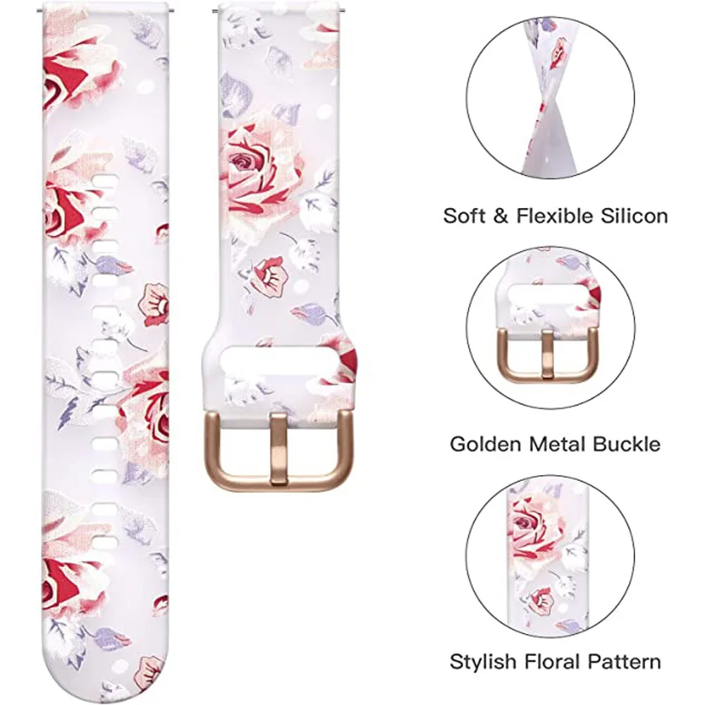 Girl Women Soft Silicone Strap Band For Amazfit GTS 4/2 Mini Strap For Amazfit Bip U S GTS 3 GTS GTS2 Strap Bracelet Watchband