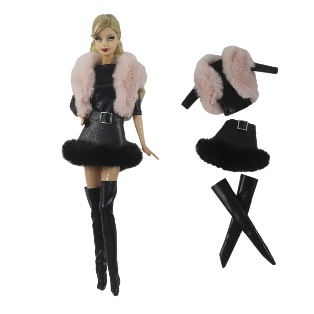 Handmade 2025 BABI CLOTHES Leather Fur Clothes Outfit for 11.5 new inch 30cm Doll bjd clothes Many Style Gifts for doll accessories