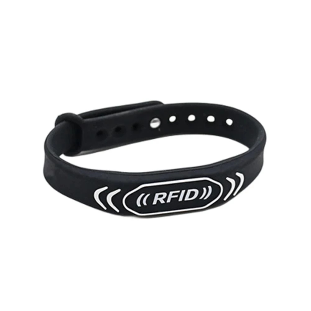 Adjustable Writable Wristband 125KHZ EM4305 T5577 Rewritable Waterproof RFID Silicone Band Bracelet Blank Data Keyfobs 1Pcs