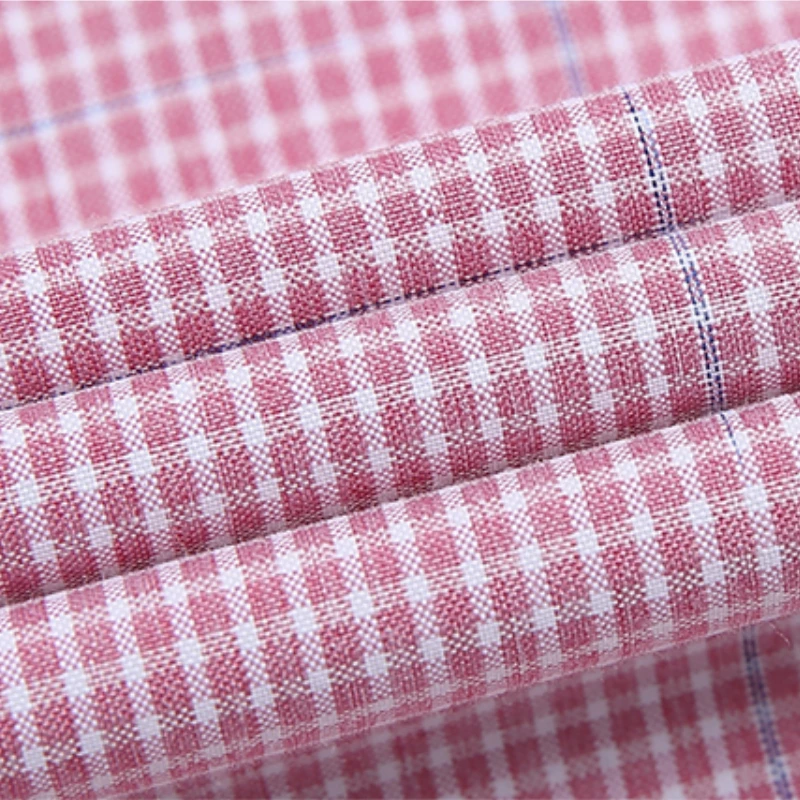 2025 new 2023 Men's Short Sleeve Bamboo Fiber Plaid Stretch Casual Shirts Embroidered Horse Standard-fit Wrinkle Resistant Clothes