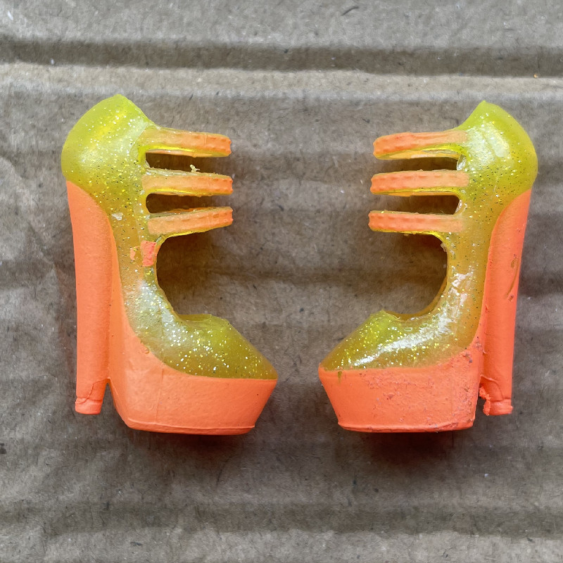 Original new Big Sister Doll Shoes Accessories Girl Rainbow Doll High-Heels 2025 Martin Boots Casual Wearing Dressing Toy Parts