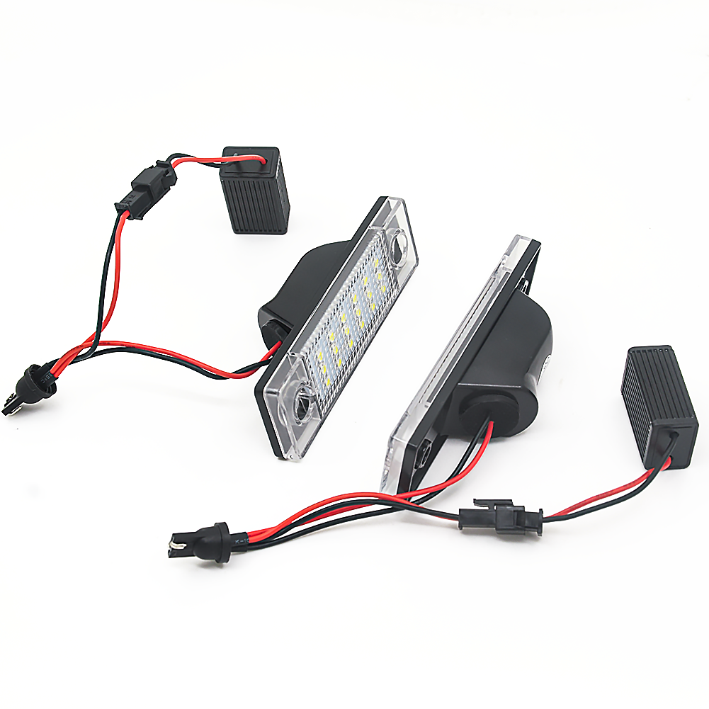 2Pcs 18LED Car License Number Plate Light Led Auto 2025 Boot Light For Chevrolet Cruze new 2006~ Car Accessories