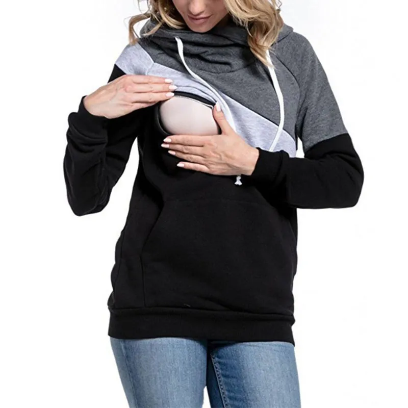 New Autumn Winter Maternity 2025 new Nursing Sweatshirts Winter Autumn Pregnancy Clothes Pregnant Women Breastfeeding T Shirts Tops