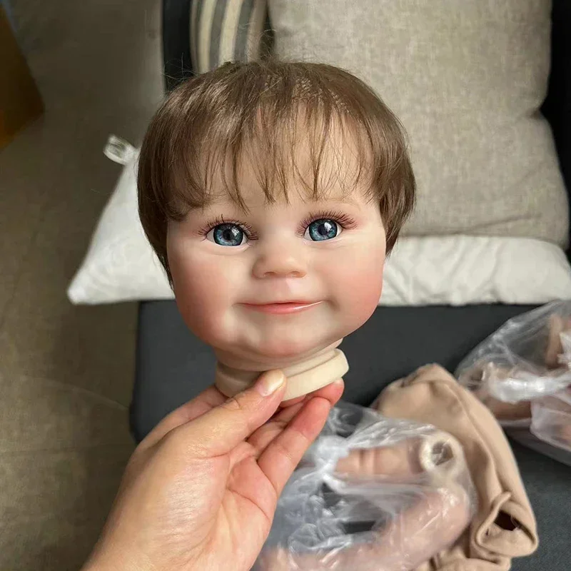 19inch Reborn Doll Kits Sweet Baby Maddie Unassembled DIY Blank Doll new Parts with body 2025 and eyes Bebe Reborn Kit same as the photos