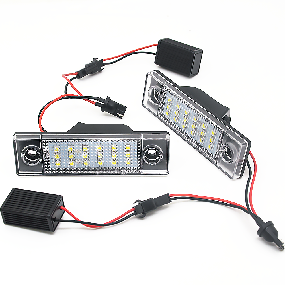 2Pcs 18LED Car License Number Plate Light Led Auto 2025 Boot Light For Chevrolet Cruze new 2006~ Car Accessories