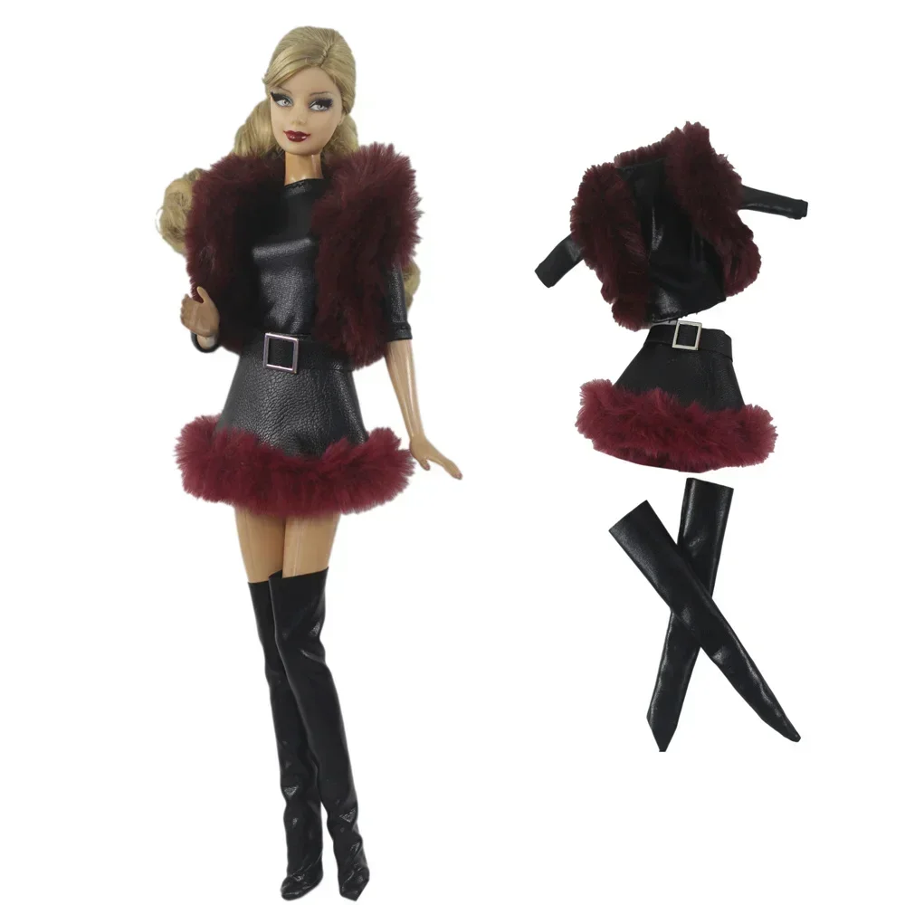 Handmade 2025 BABI CLOTHES Leather Fur Clothes Outfit for 11.5 new inch 30cm Doll bjd clothes Many Style Gifts for doll accessories