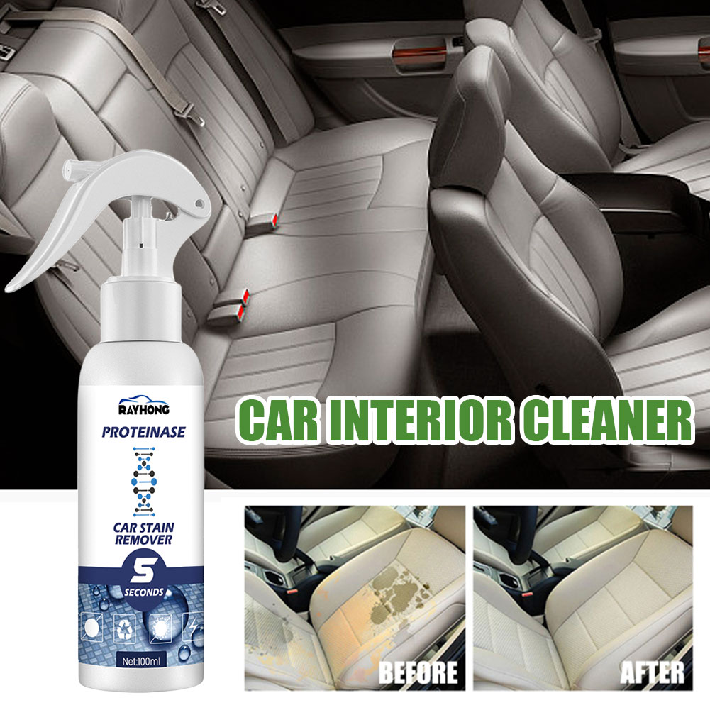 Interior Agent 30/100ml Multifunctional Car Cleaner Multipurpose Auto Roof Dash for Cleaning Maintenance
