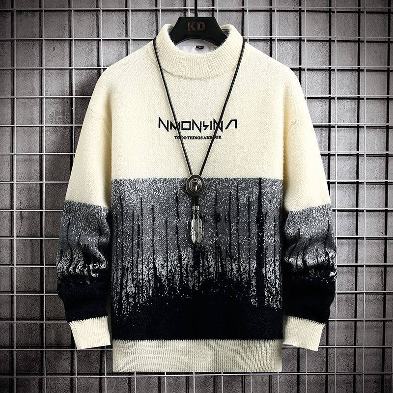 2023 Winter Cashmere Sweater Men Harajuku Mens Jumper Thick Warm Turtleneck Pullover Men High Quty Male Christmas Sweaters S251110