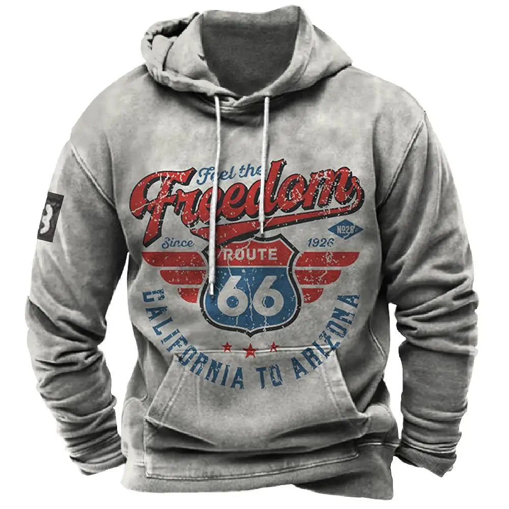 Men's Sweater Winter Hoodie Vintage Long Sleeve Street new 2025 Long Sleeve Pullover Casual Racing Print Tops Sweatshirt Street Clothes