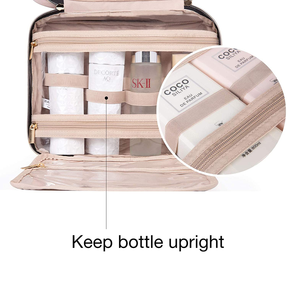 BAGSMART Travel Organizer Hanging new Toiletry Bag Men Bathroom Large 2025 Portable Storage Box Waterproof Cosmetic Case For Makeup Women