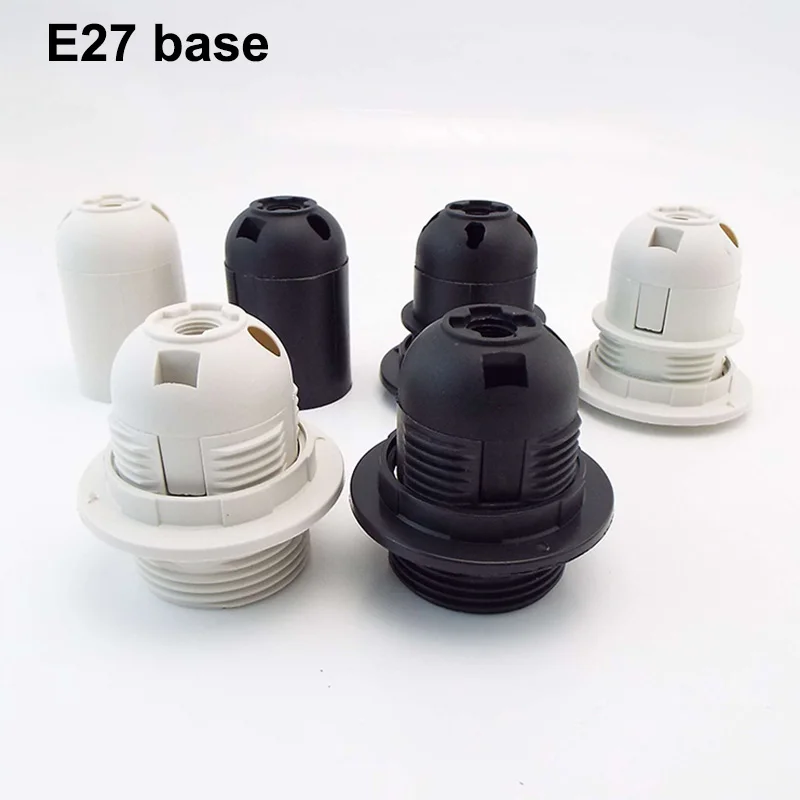 E27 220V 110v E14 M10 socket led Light Bulb Lamp base cap head power Holder electric Pendant Socket Screw Lamp shade Converter P smile