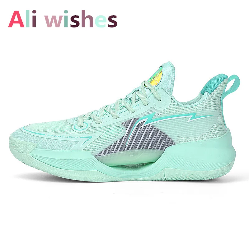 Spring Unisex Mesh Green Basketball Shoes Men Brand new Professional Trainers Sneakers 2025 Women Non-slip Size 36-45 Men's Sport Shoes
