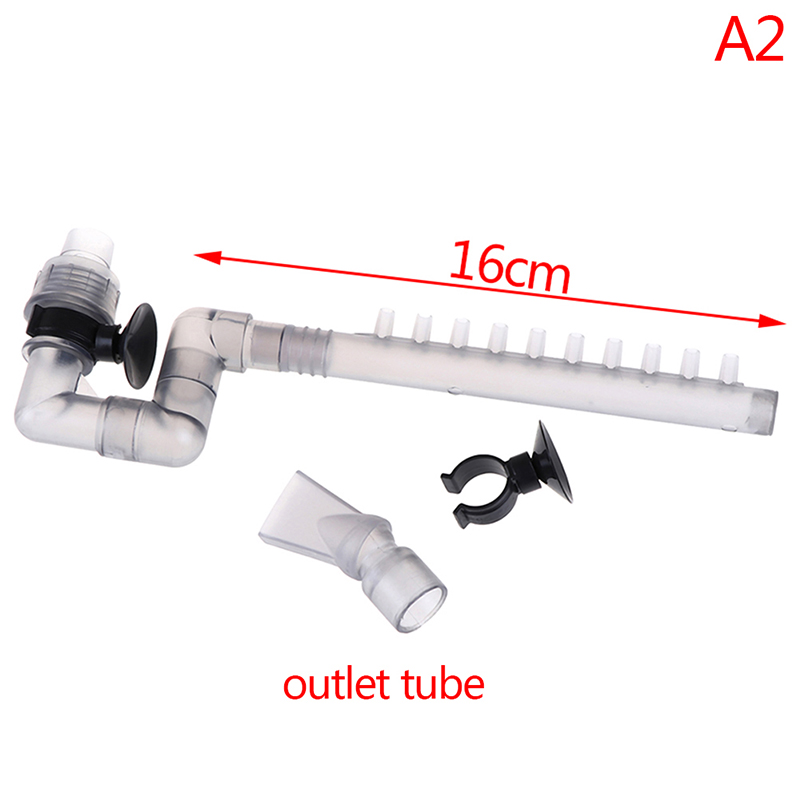 Water Inflow Outflow Tube Pipe Fish Tank Aquarium Filter External Canister Parts Inlet Outlet Accessories HW-602B/HW-603B NEW