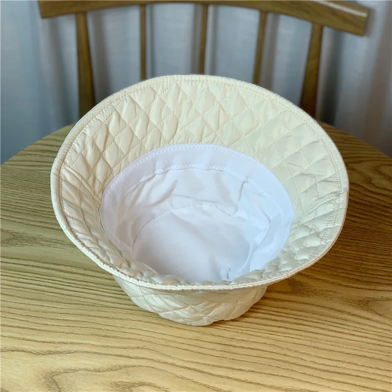 Winter Ultra Light Down Bucket Hats For Women Panama Fisherman Hat Outdoor Lady Cold Warm Basin Cap