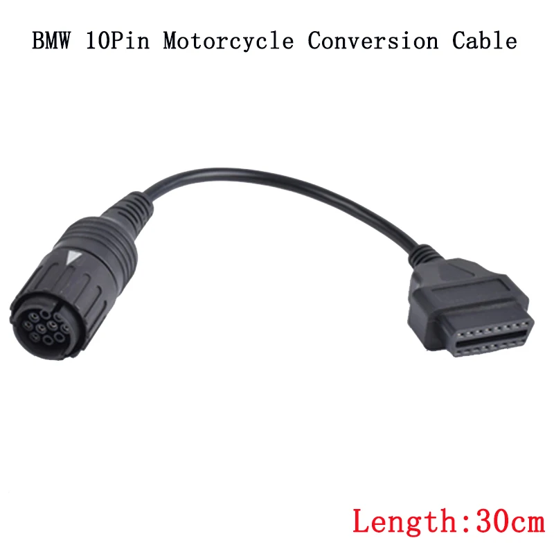 For ICOM D Cable ICOM-D Motorcycles new Motobikes 10 Pin Adaptor 10Pin To 16Pin OBD2 OBDII Diagnostic Cable I-COM 2025 A2 tool cables