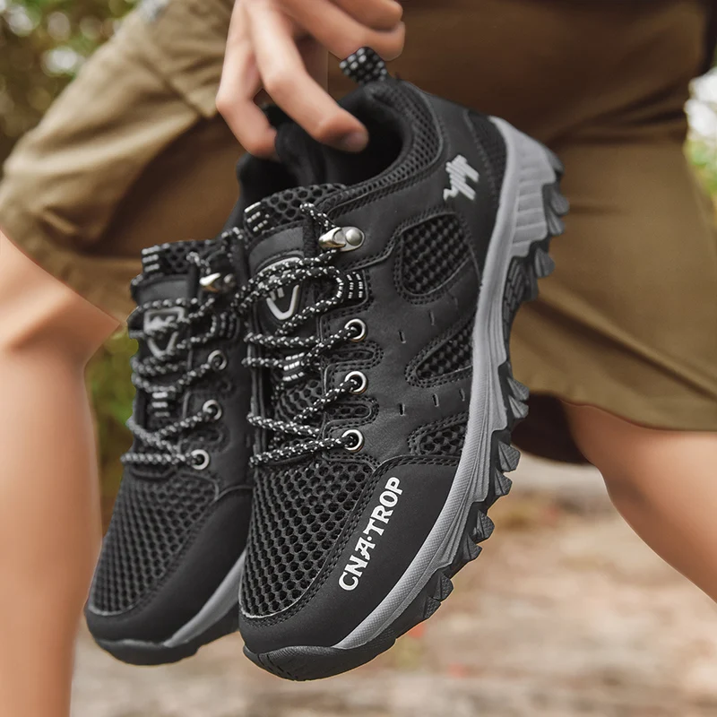 New Arrival new Men Hiking Shoes Tourist Trekking 2025 Sneakers Trail Jogging Sport Sneakers Mountain Shoes Trainer Footwear Climbing