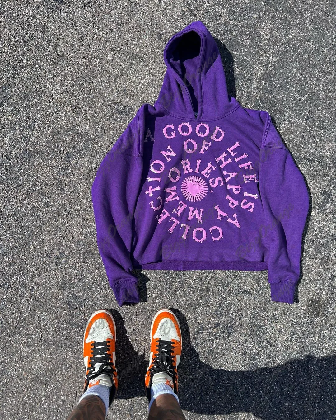 New streetwear men trendy sweater with personalized English printing Y2K hip-hop men and women hooded pullover sweater