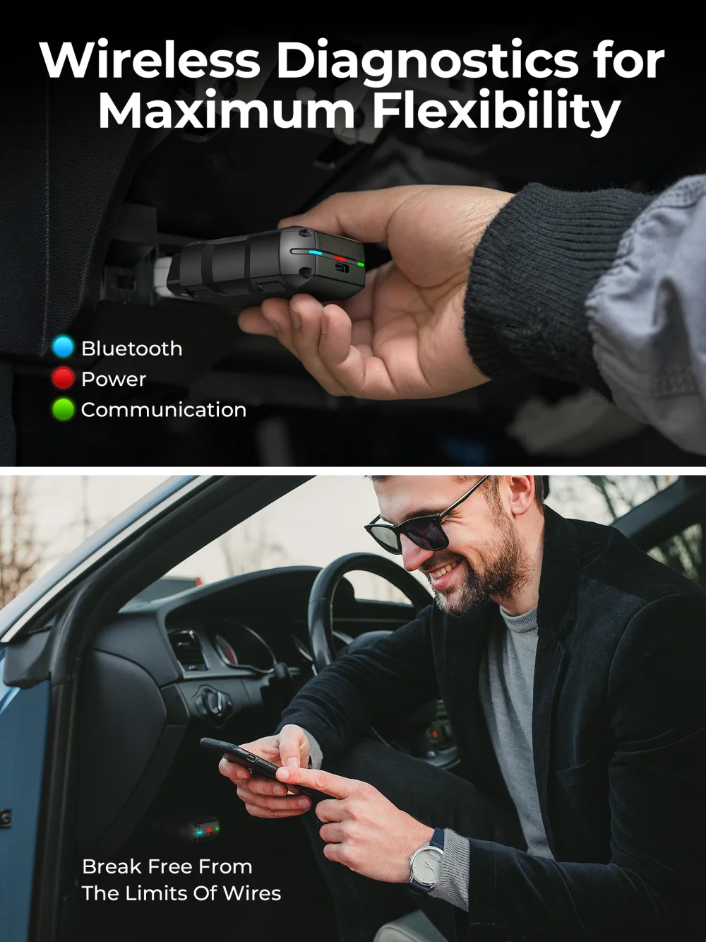 TOPDON TopScan Lite Scanner Smart Diagnostic Tool DTC Repair Guide Bluetooth OBD2 code reader Code Reader Full System