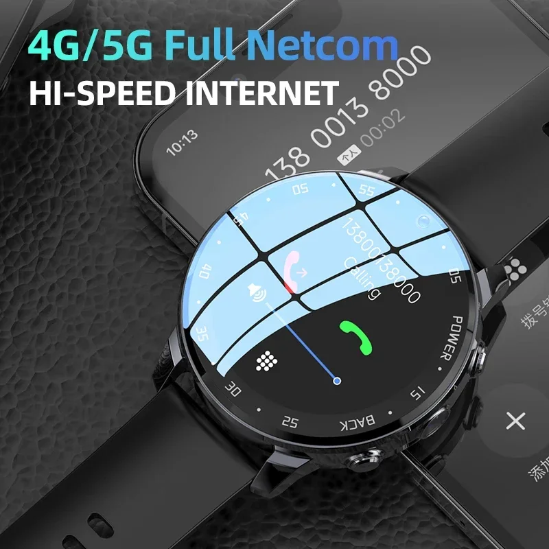4G NET NEW A3 Global Android new Smartwatch Men Dual 2025 HD Camera Full Touch Screen HeartRate IP67 Waterproof Smart Watch 64G SIM call