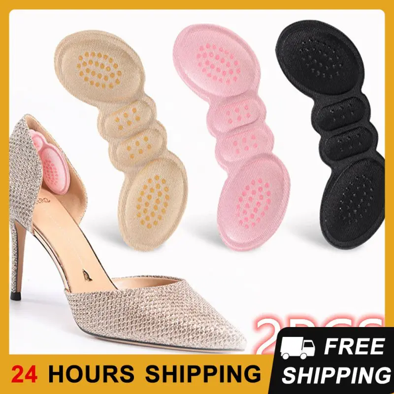 2PCS Heel Insoles 2025 Patch High Heel Pad Adjust Size Adhesive Shoes Heels new Pads Protector Back Sticker Pain Relief Shoes Insert