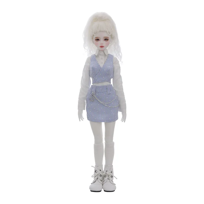 Aurola BJD Doll 1/6 Ynly Female Body New Design White shirt and striped waistcoat 2025 Resin Girl new doll Surprise Gift for Children