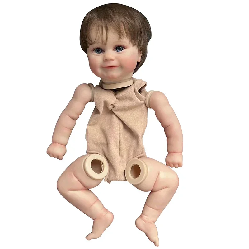 19inch Reborn Doll Kits Sweet Baby Maddie Unassembled DIY Blank Doll new Parts with body 2025 and eyes Bebe Reborn Kit same as the photos