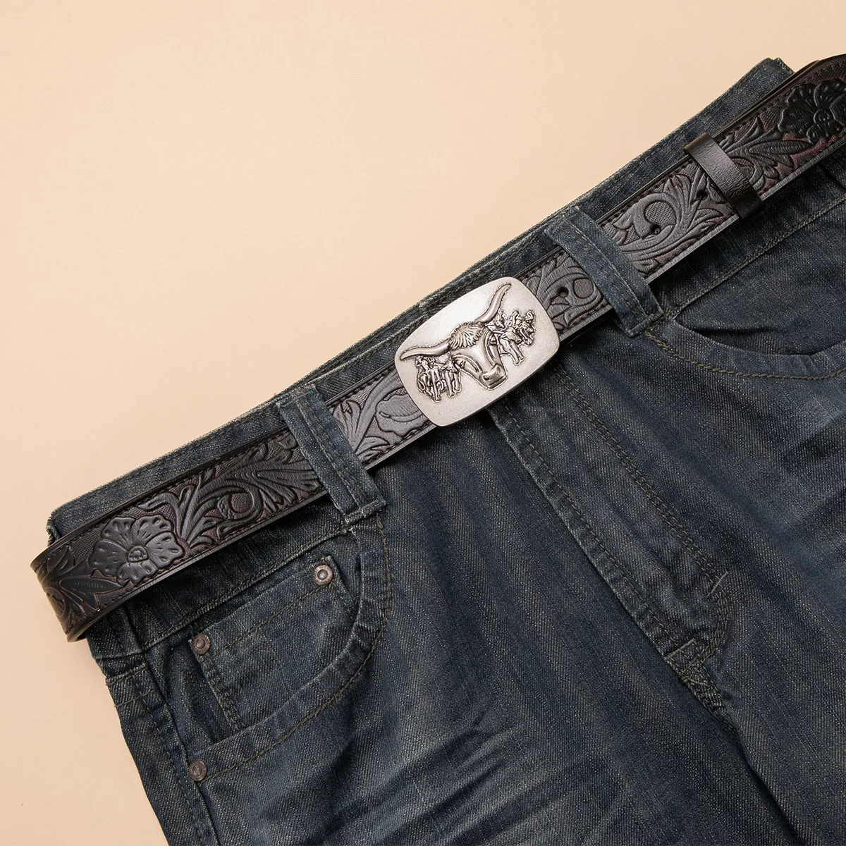 BISON DENIM Belt Male Leather Belt 2025 Men Genuine Leather Strap Pin Buckle Men's new Belt Cummerbunds ceinture homme W70256