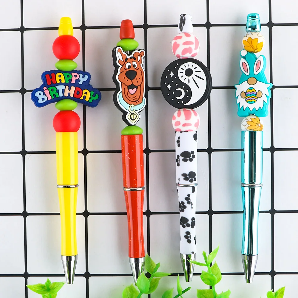 Sunrony 5/10pcs Silicone Beads turtle Dinosaur Silicone Focal Bead DIY Pacifier Chain Bracelet Accessories new For 2025 Jewelry Making