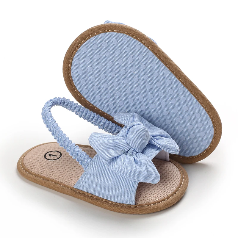 0-18m summer newborn girl baby boy sandals butterfly flat bottom cork shoes in a variety of good-looking colors