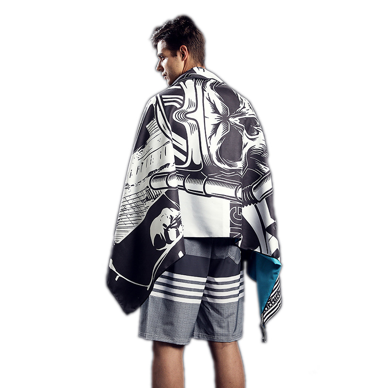 Quick-drying Swimming Absorbent 2025 Towel double-sided new Veet Cloth Beach Towel Men And Women Are Shawl