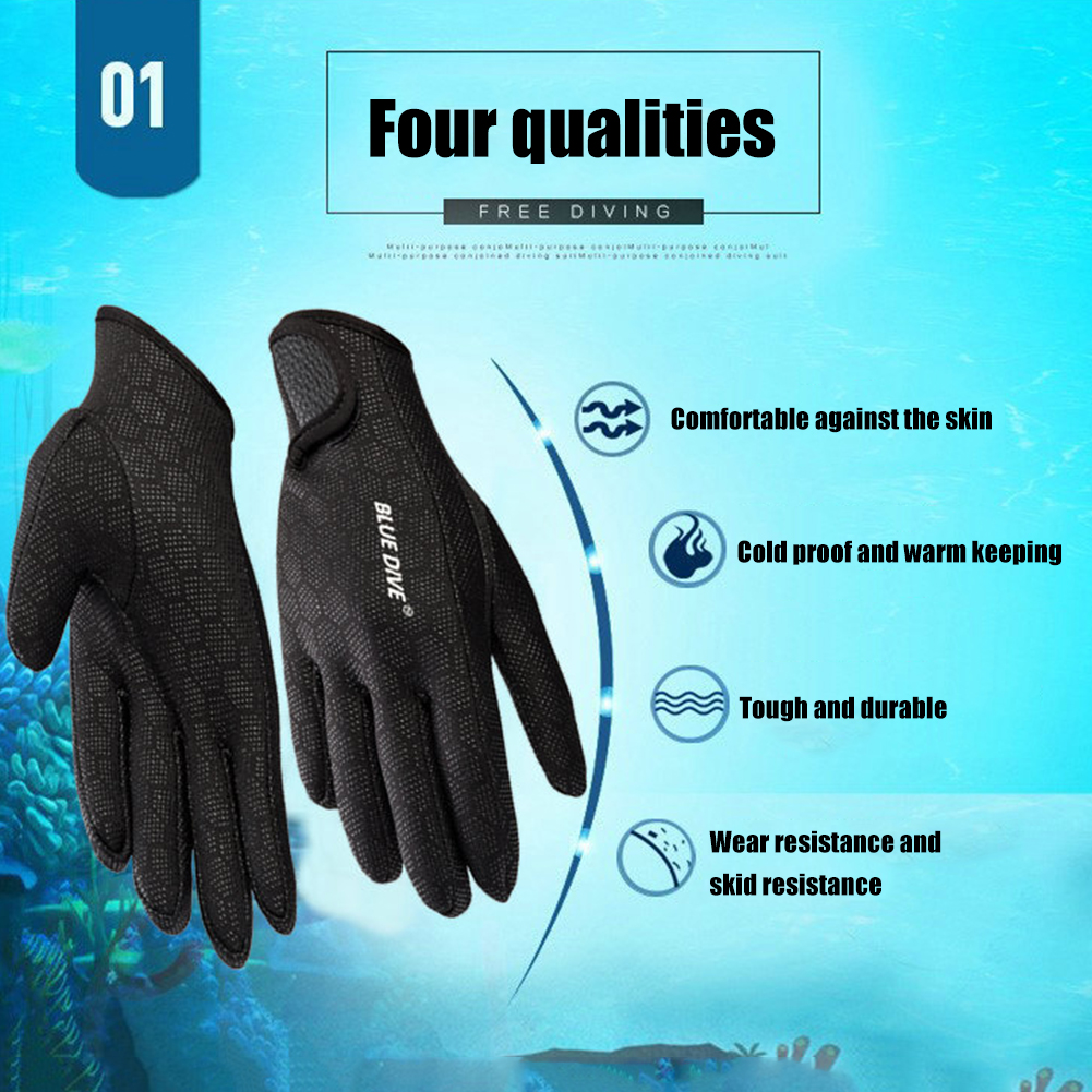 Diving Gloves new Surfing Wetsuit Gloves 1.5mm Neoprene Swimming Snorkeling Kayaking 2025 Diving Gloves for Adults Women Men