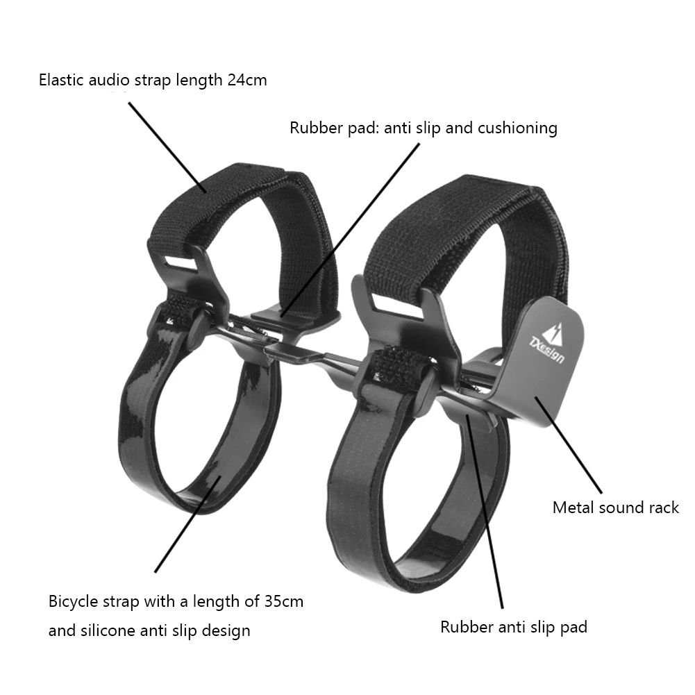 Mountain Bike Water Bottle Holder Portable Bluetooth-compatible Speaker Kettle Fixing Mount Straps Cycling Accessories
