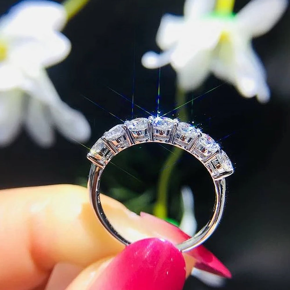 Huitan High-quality Sier 2025 Plated Finger-ring for Women Inlaid new CZ Stone Simple Stylish Wedding Bands Female Ring Jewelry