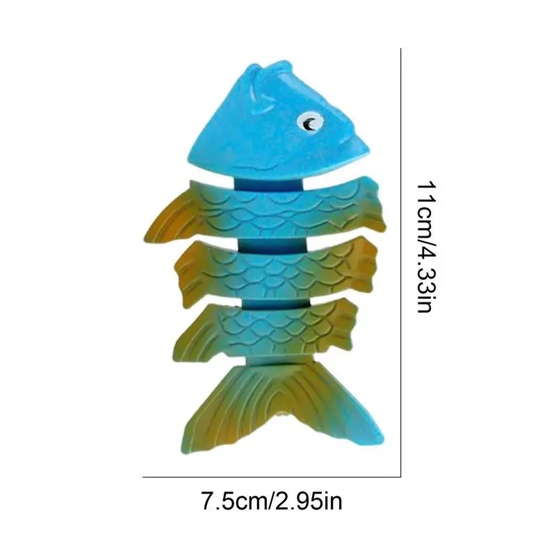 Dive Toys For Pool For Kids Underwater Swimming Toys Colorful Shark Fishbone Jellyfish Torpedo Underwater Games Throw Toy Diving