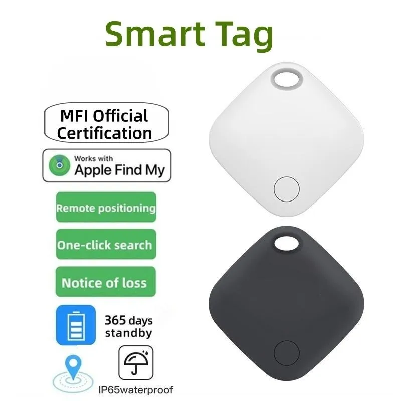 Smart Bluetooth-compatible GPS Tracker for Air Itag Via IOS Find My App to Locate Card Wallet iPad Keys Kids Dog Anti-lost Alarm