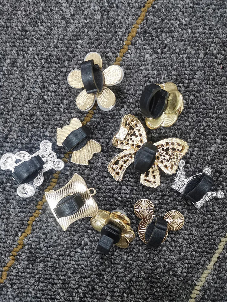 New Design 2025 Rhinestone Shoelace Decorations Diy Jewelry Shoe Lace new Decor Women Sneakers Charms Metal Buckle Accessories For Shoes