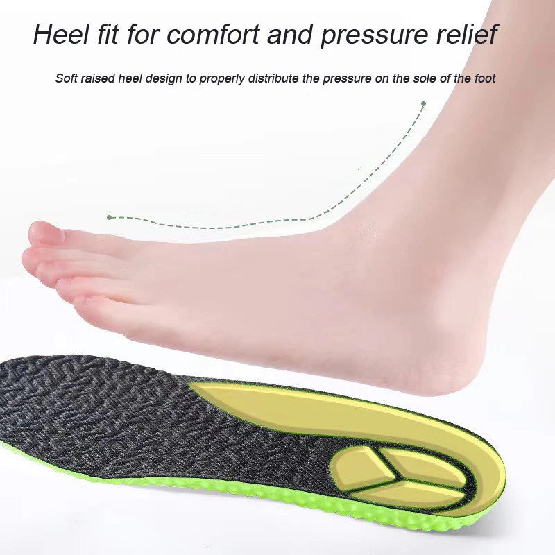 PU Sneakers Insoles for 2025 Shoe Soft Elastic Deodorant Shoe new Pads Insole Orthopedic Arch Support Foot Inserts Breathable Air Cushion