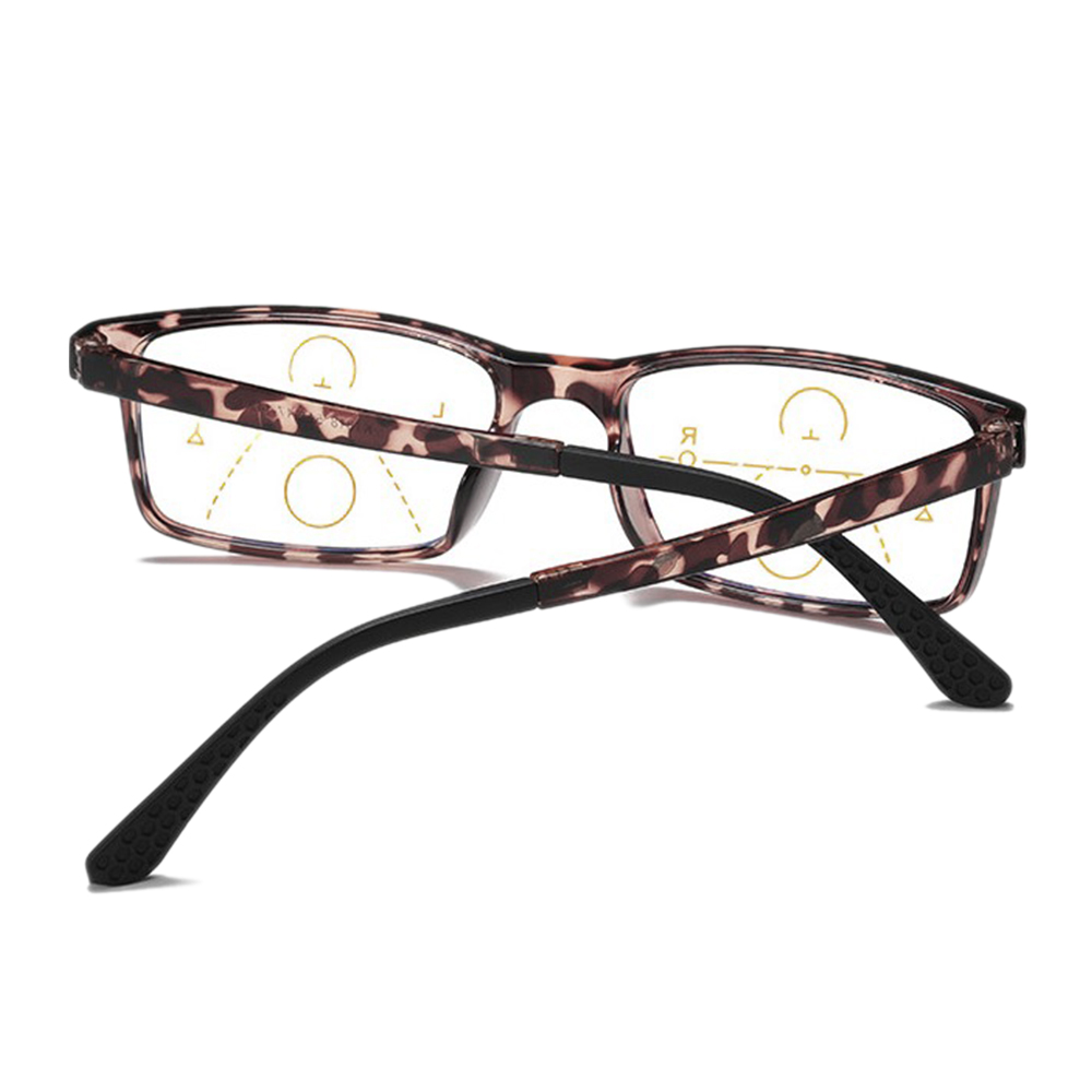 1PC Progressive Reading Glasses Men Women Multifocal Bifocal Anti Blue Light Magnifying Presbyopic EyeGlasses +1.0~+4.0