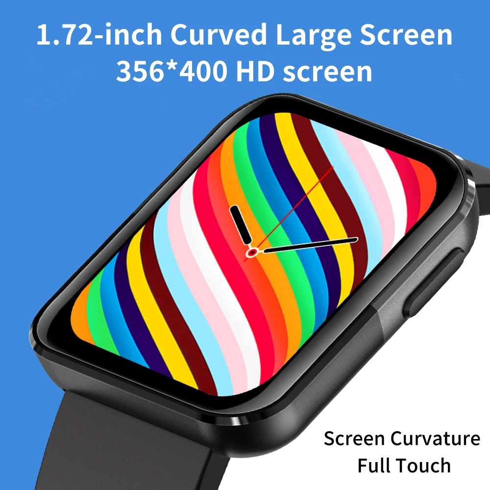 World Premiere KUMI GT6 new Two-color Smart Watch 1.72" Sport Heart Rate 2025 Smart Watches for Men Women Support Tuya IP68 Waterproof