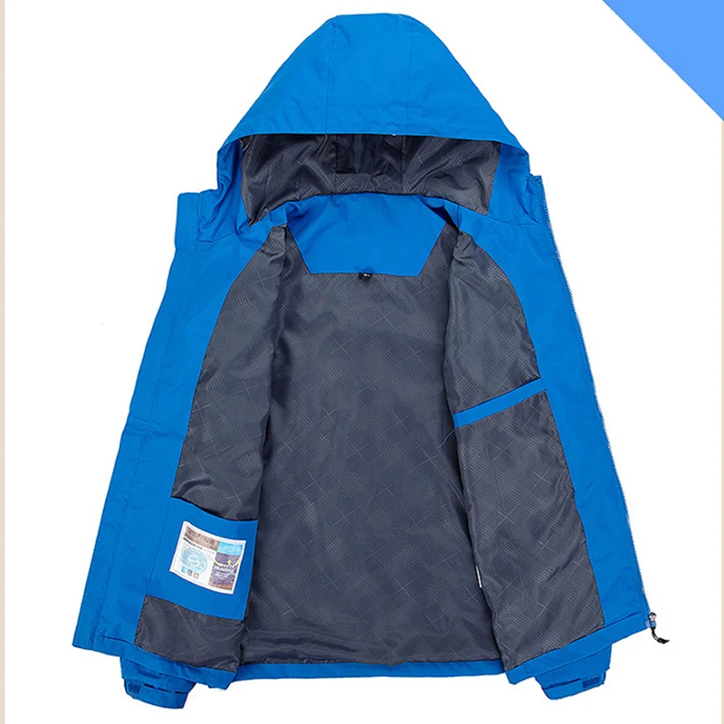 Men's Waterproof 2025 Jacket new Soft Shell Sports Outdoor Windbreaker Breathable Windproof Casual Hooded Coat Spring Male Hiking Jackets