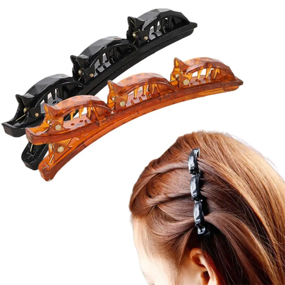 Acrylic 2025 Crystal Flowers Hair Clip Hairpin For Women Girls Rhinestones Bangs Side new Barrettes Braiding Headwear Hair Accessories