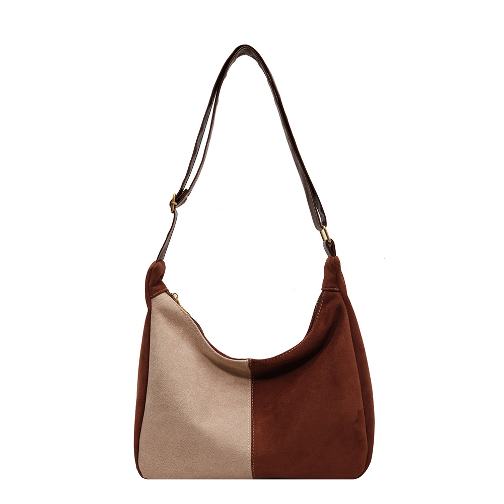 Free Shipping 2025S designer Women Retro Armpit Tote Bag Vintage Crossbody Satchel Bag Large Capacity Top Handle Bag Faux Suede Shoulder Bag Fall Shop